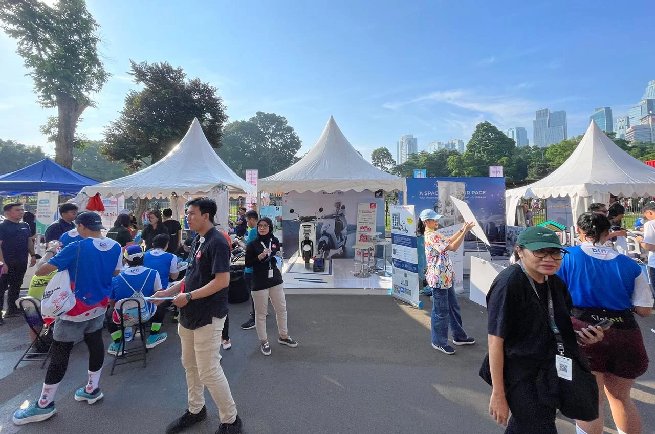 Motor Listrik Honda EM1 E: Kawal Jakarta International Marathon 2024