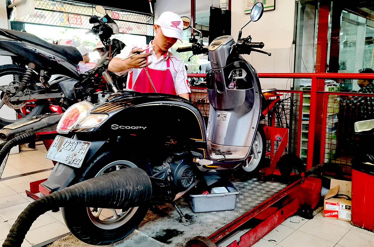 Saatnya Servis Motor AT Honda Di AHASS, Ada Promo Spesial Hari Kemerdekaan