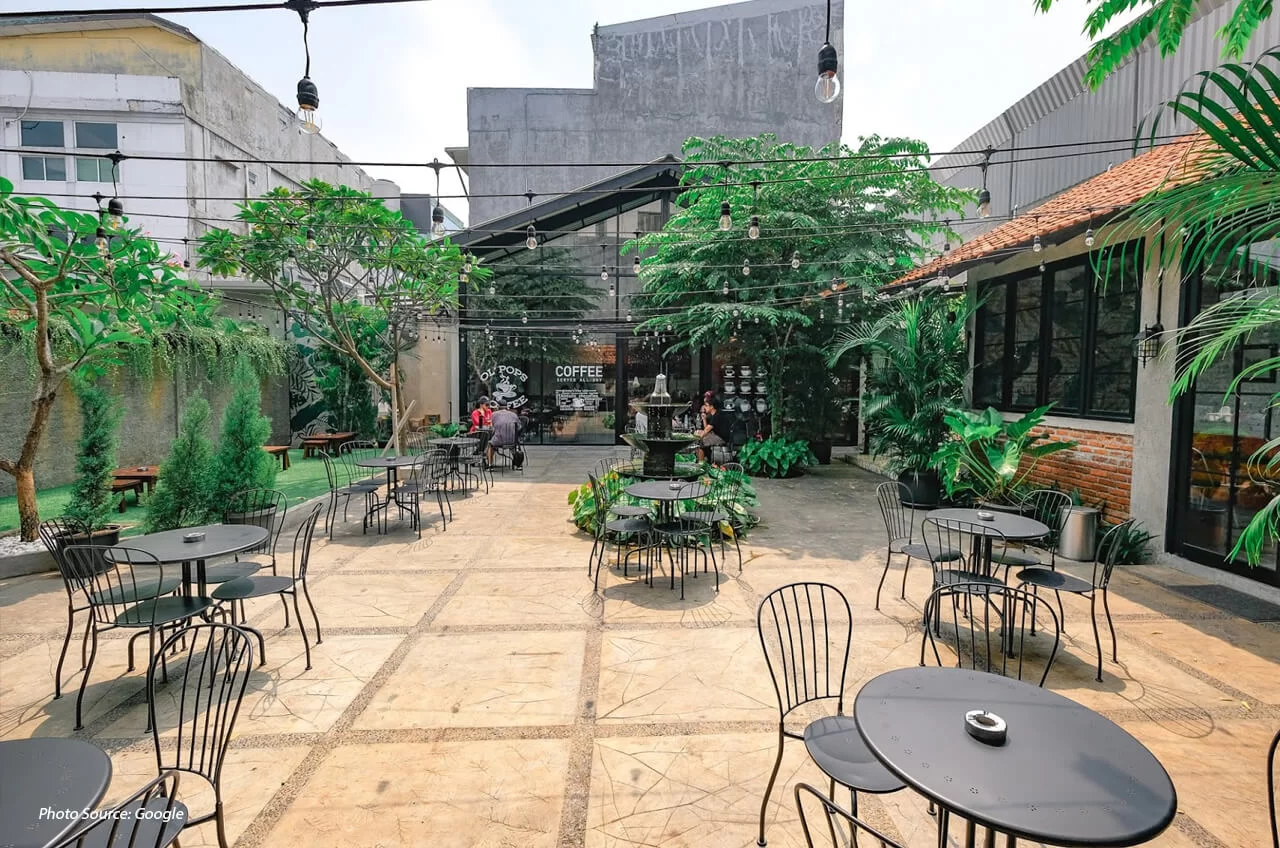 Ol ‘Pops  Coffee Bintaro Ambience Kayak  Lagi Di Bandung