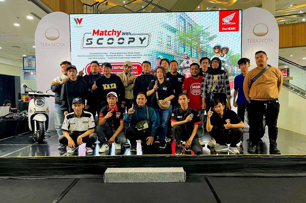 Komunitas Jajal New Honda Scoopy ‘Totally Unique’, Rolling City Sembari Bedah Teknologi