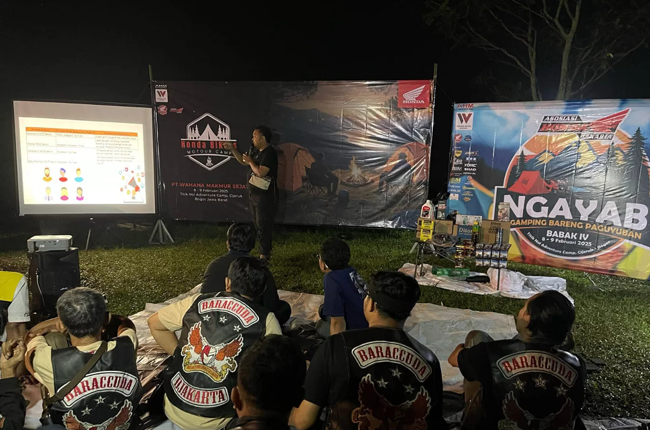 Honda Bikers Motour Camp 2025 Ajang Silaturahmi, Touring, Dan Peningkatan Kreativitas Bikers