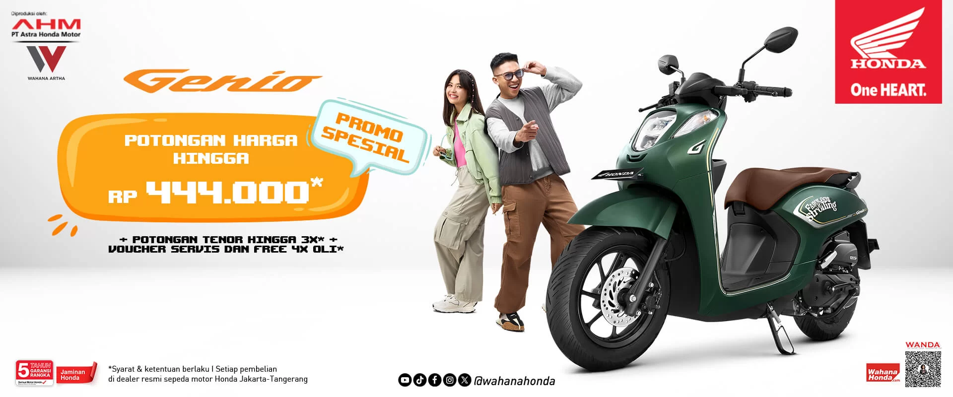 Honda Genio Periode Februari 2024 | Wahana Honda