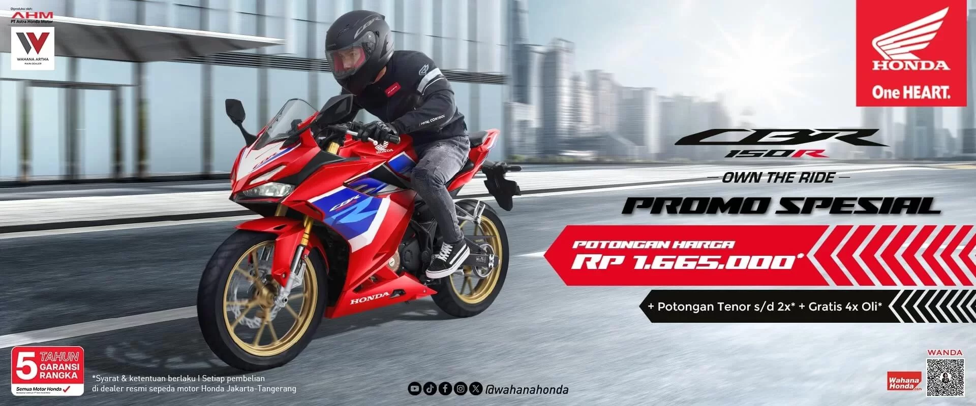 Honda CBR150R Periode Mei 2024