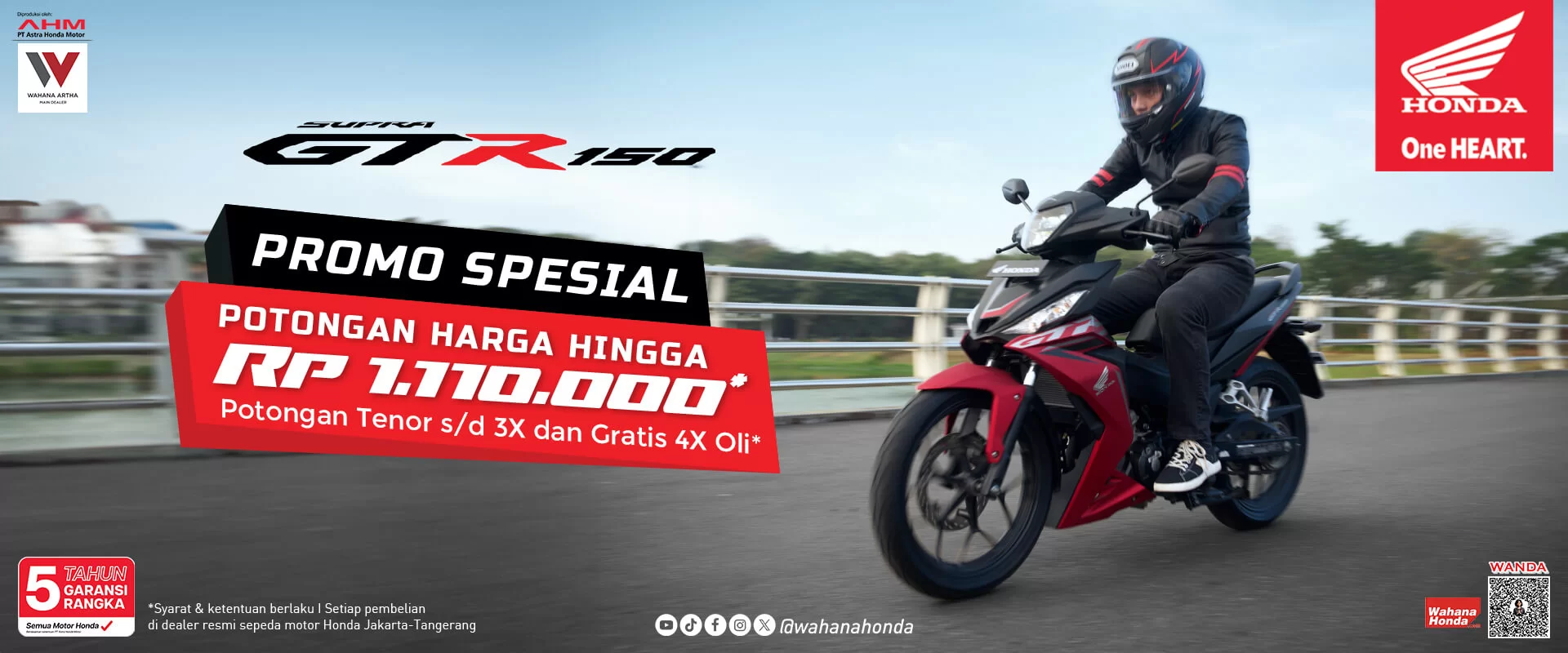 Honda GTR 150 Periode Juni 2024