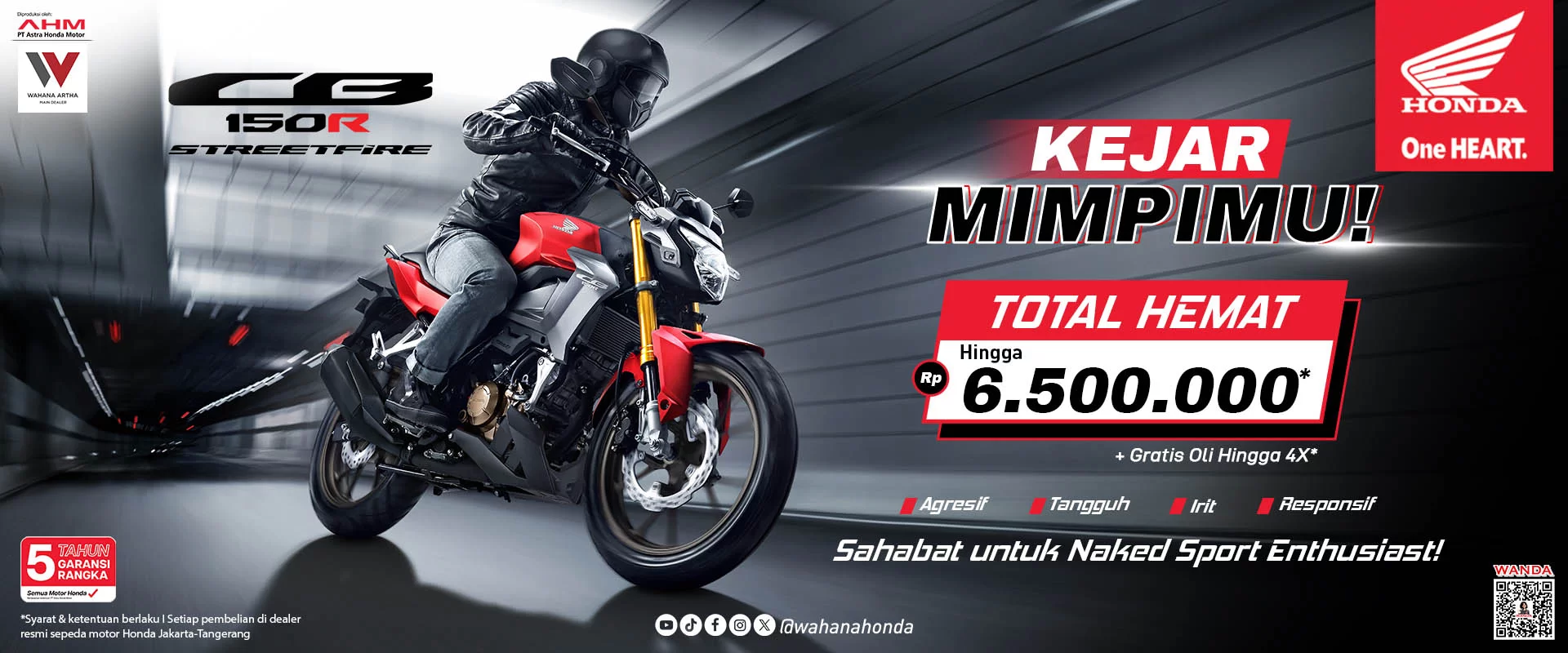 Honda CB150R Periode September - Oktober 2024