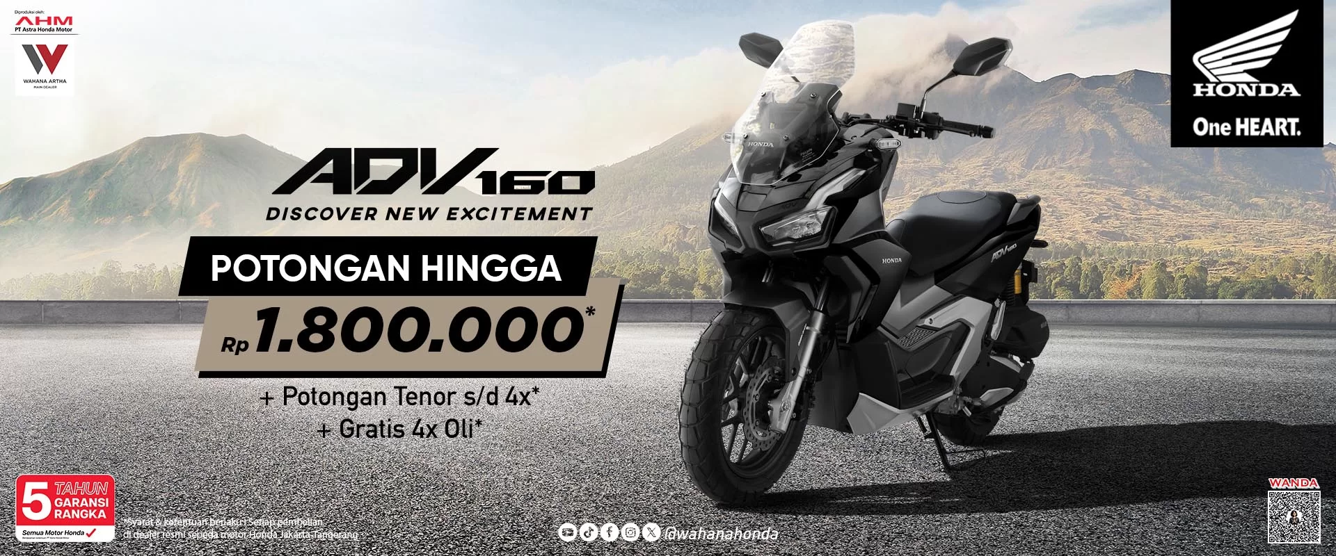 Honda ADV 160 Periode November 2024