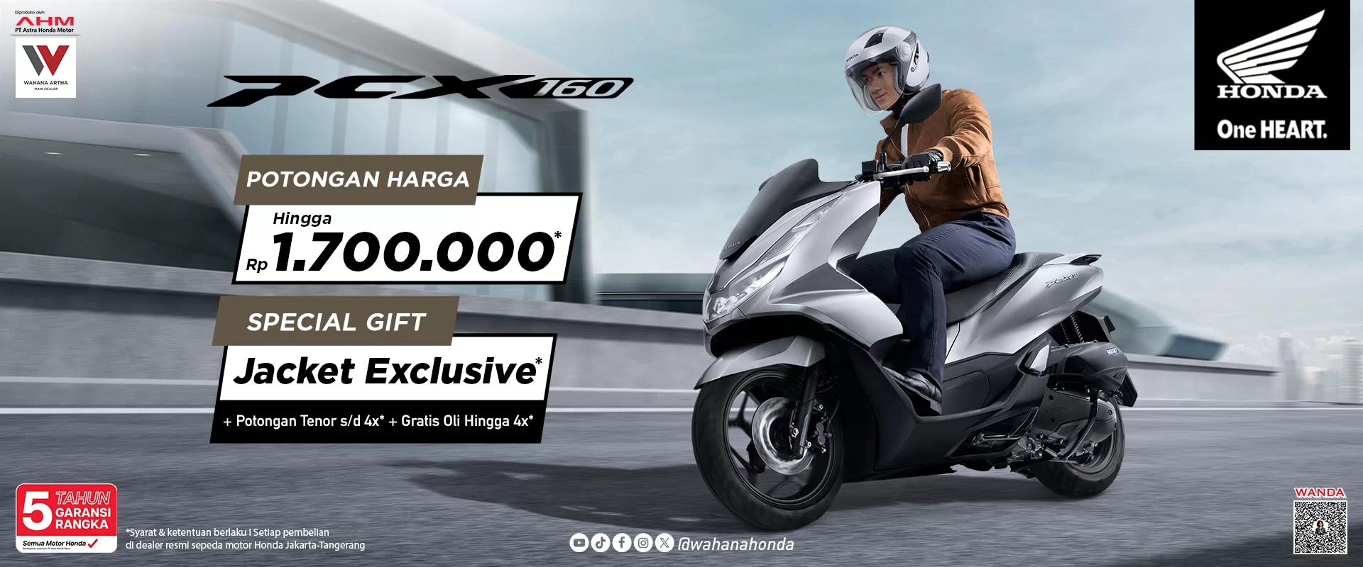 Honda PCX 160 Periode November 2024