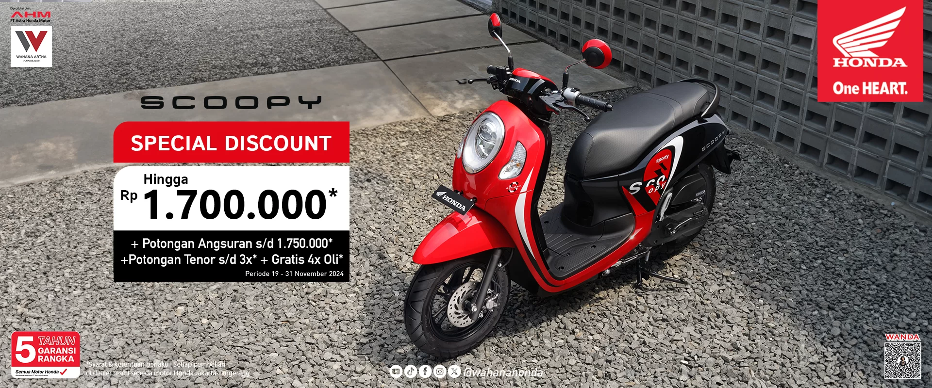 Honda Scoopy Periode November 2024