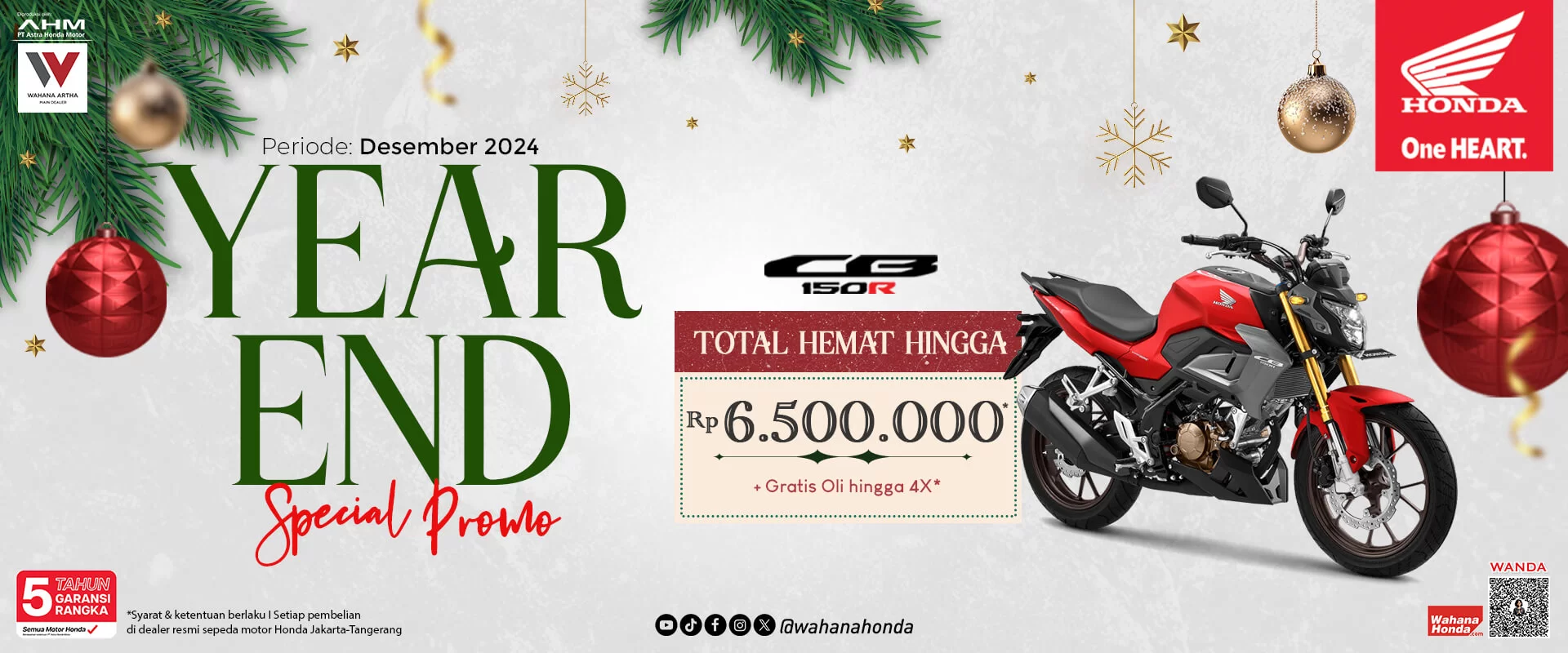 Honda CB150R Periode Desember 2024