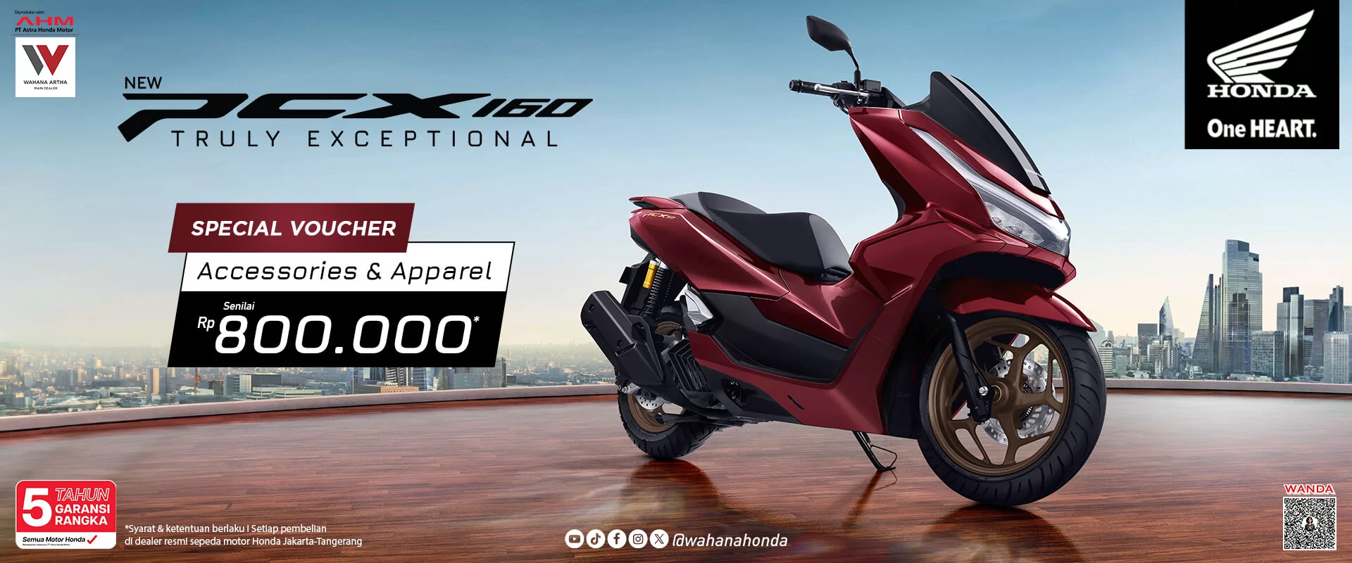 New Honda PCX 160 Periode Desember 2024