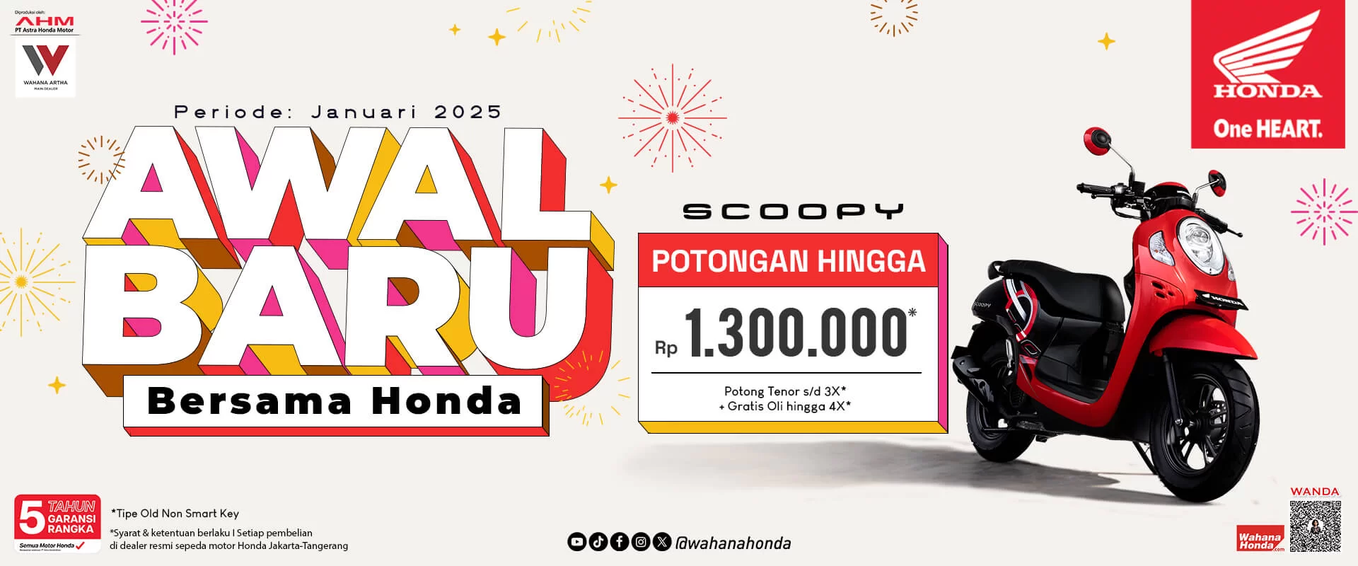 Honda Old Scoopy Periode Januari 2025