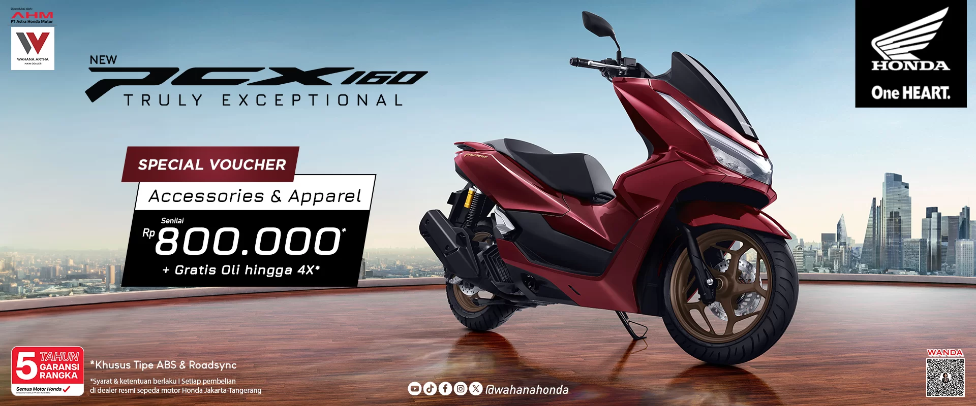 Honda New PCX 160 Periode Februari 2025