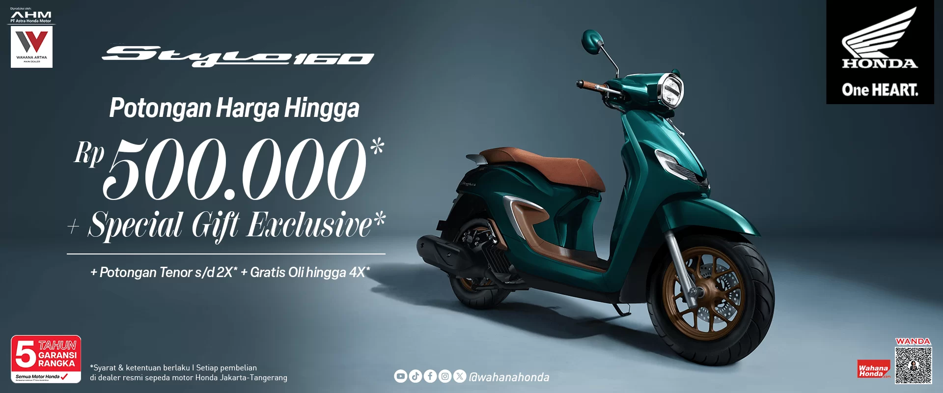 Honda Stylo 160 Periode Februari 2025