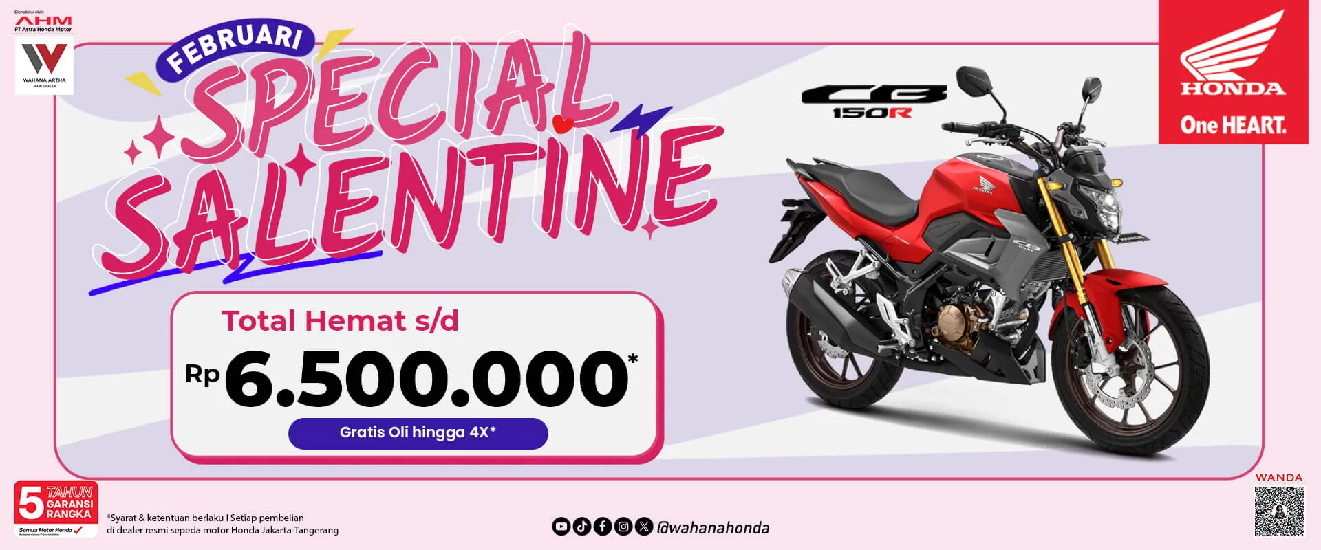 Honda CB150R Periode Februari 2025